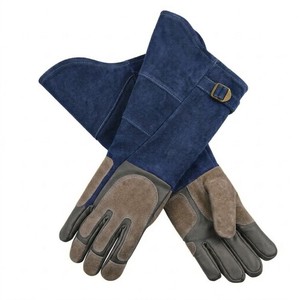2026 Extreme <b>Heat</b> Resistance Welding Leather Gloves Fireproof Cowhide Split Leather Long Cuff Safety Gloves for Europe - Product Image 4