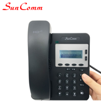 Téléphone IP professionnel SC-2007-PEG pour système PBX de bureau, 2 ports SIP VoIP avec PoE, voix HD, interphone Ethernet PoE, voix HD