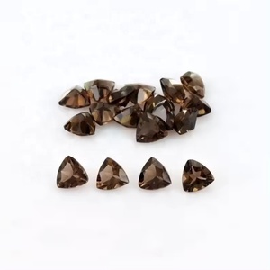 Precio al por mayor, cuarzo ahumado marrón natural, 9mm, corazón facetado, piedras preciosas sueltas semipreciosas trituradas, de un fabricante verificado - Product Image 3