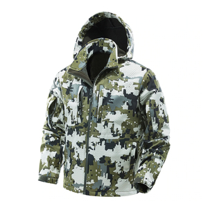 Premium Quality Men's Waterproof Breathable Soft <b>Shell</b> Camouflage Hunting Jacket-Durable Customizable Options Winter Ready - Product Image 2