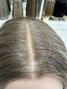 Pelucas sin pegamento de cabello humano virgen chino al por mayor, pre-arrancadas, HD para encaje, 150% de densidad, pequeñas/grandes para encaje frontal - Product Image 5
