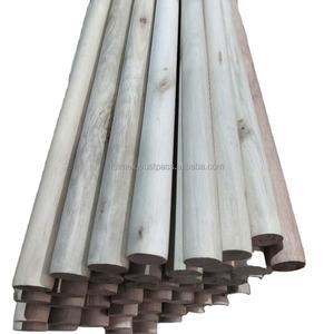 Manche à balai en bois naturel avec tête en PVC/sans BPA Tailles 70cm 80cm 120cm Diamètre Standard 2.2cm Largeur pour le nettoyage domestique - Product Image 6