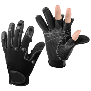 Guantes de Pesca al por Mayor para Pescadores Recreativos y Profesionales con Agarre Antideslizante, Secado Rápido, Comodidad y Personalización de Marca - Product Image 1