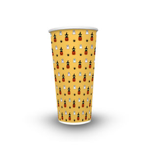 Tasse de papier jetable à mur unique imprimée personnalisée de 8oz avec doublure en PE étanche de qualité alimentaire et recyclable - Product Image 3