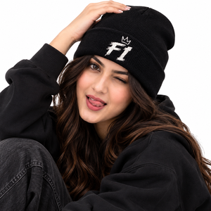 Gorros de Punto Personalizados al por Mayor, Unisex, Bordados, Negros, para Invierno, con Borde Plegable, Estilo Urbano, Gorra Tipo Skull Cap, Proveedor de Marca Privada, EE. UU. - Product Image 4