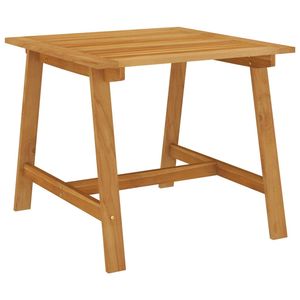 Juego de Comedor Compacto de Madera de Acacia Negra Sólida, Mesa Cuadrada y Sillas para Jardín - Product Image 2