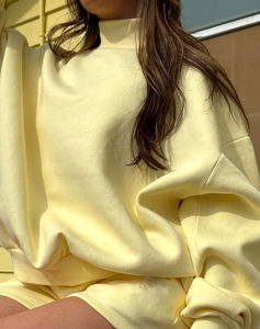 เสื้อสเวตเชิ้ตผู้ชายแบบสวมหัว คอวี ผ้าฟลีซ ลายเรียบ ระบายอากาศได้ดี เป็นมิตรกับสิ่งแวดล้อม แห้งเร็ว ผลิตจากโพลีเอสเตอร์/ผ้าฝ้ายผสม - Product Image 2