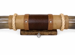 Juego de Cuernos de Toro Montados, Ecológicos, Hechos a Mano, Rústicos, Modernos, con Diseño Animal, Cuernos Pulidos, Decoración del Hogar Estilo Western, Pascua - Product Image 3
