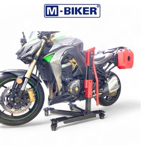 Lève-moto hydraulique M-Biker MB107 au design classique pour motos de grande cylindrée, position du bras oscillant arrière - Product Image 3