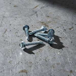 Heavy Duty Carbon Steel Zinc Plated Roofing Construction Fasteners-Self Drilling TEK Point Hex Drive <b>Screws</b> Class 4.8/6.8 Coarse - Product Image 1