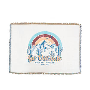 Manta de Algodón Versátil HYUGA, Estilo Bohemio, 172cm*122cm, Unisex, para Todas las Estaciones, Clima Frío/Caliente, para Camping, Viajes, Interior/Exterior - Product Image 4