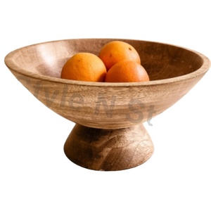 Luxury Wooden Fruit <b>Bowl</b> <b>Bowl</b> With Server Set - Product Image 1