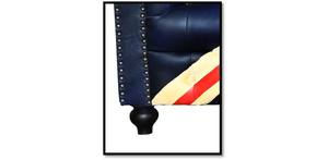 Canapé trois places en cuir buff tendance avec élégante banquette Chesterfield en cuir buff de qualité supérieure à prix d'exportation en gros - Product Image 5