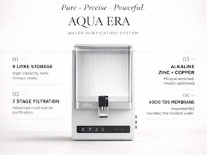 ERA REVERSE OSMOSIS WATER TREATMENT SYSTEM MULTI STAGE <b>FILTER</b> DOMESTIC WATER FILTRATION SYSTEM <b>RO</b> ALK TDS TECHNOLOGY - Product Image 6