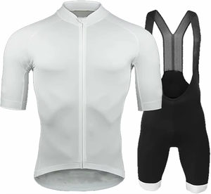 Ensemble de maillot de cyclisme personnalisé 2026 de haute qualité pour hommes avec short à bretelles respirant, dernière conception, ensembles uniformes avec logo personnalisé - Product Image 5