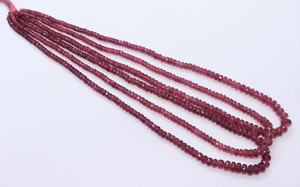 Cuentas facetadas de rubelita natural AAA de 3.25-5 mm, cuentas de turmalina rosa natural con tonalidades de rubelita para la fabricación de joyería. - Product Image 4