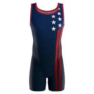 Offre Spéciale – Maillot de lutte personnalisé pour hommes, sublimation de haute qualité, conception sur mesure, idéal pour l'art martial et l'haltérophilie (OEM) - Product Image 1