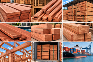 Tablas de Madera de Meranti Rojo para Terrazas Exteriores, Resistentes al Agua, Ranuradas, de Madera Dura - Product Image 6