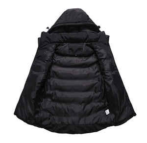 Gilet sans manches zippé personnalisé avec logo OEM 2026 pour homme, doudoune d'hiver 100 % polyester écologique, séchage rapide, respirant, vêtement d'extérieur - Product Image 3