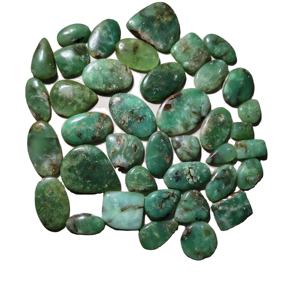 พลอยไครโซเพรสสีน้ำเงินแซฟไฟร์ธรรมชาติคุณภาพสูง รูปทรงคาโบชอง คัชชั่นคัท ขนาดคละไซส์ ขายส่งจำนวนมาก - Product Image 4