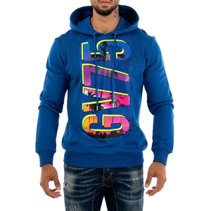 Sweat à capuche premium pour homme avec strass, coupe oversize, vente en gros pour marques de vêtements streetwear tendance - Product Image 1