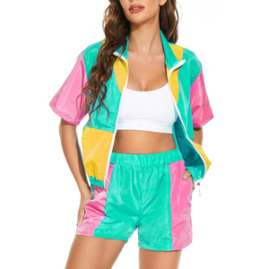 Outdoor Sportswear Nylon Windbreaker Windproof Shorts <b>Set</b> Wholesale High Quality <b>Women</b> Windbreaker <b>2</b> <b>Piece</b> <b>Set</b> Shorts <b>Set</b> - Product Image 1
