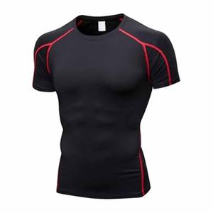 Camiseta de compresión de manga corta ajustada para entrenamiento físico, running y protección contra irritaciones. - Product Image 3