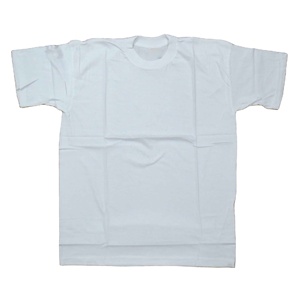 120g bas gsm tissu 100% coton plaine couleur blanche impression personnalisée promotionnel blanc t-shirt coton en gros bon prix t-shirt - Product Image 4