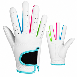 Guantes de golf transpirables y suaves de bajo precio, guantes de golf de cuero Cabretta suave de alta calidad, ajuste flexible, en venta. - Product Image 3