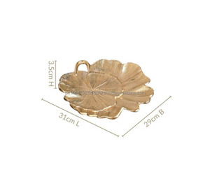 <b>Small</b> Decorative <b>Tray</b> for Home Living Room Bedroom Use Handmade Designer metal <b>Tray</b> Wholesale - Product Image 4