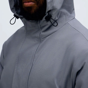 Premium Techwear Hooded Anorak Men's Jacket <b>Set</b> Men Lightweight Nylon Windproof Training Tracksuit Custom OEM Streetwear Supply - Product Image 4