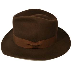 หมวกเฟโดร่าโพลีเอสเตอร์คุณภาพสูง พร้อมโลโก้แบบกำหนดเอง ดีไซน์ของคุณเอง แฟชั่นสำหรับผู้ชาย สินค้าขายดี สไตล์ทันสมัย ขายส่ง - Product Image 3