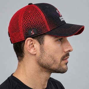 Gorra de malla personalizada ajustable tipo camionero, transpirable, con parte trasera de malla, material de poliéster, ligera, cómoda, para deportes casuales al aire libre - Product Image 4