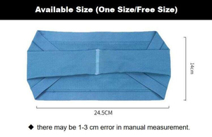 Bandeau de sport antidérapant pour la gym, vente en gros, couleur unie, élastique, haute qualité, fait main, unisexe, coton/spandex 2 plis - Product Image 6
