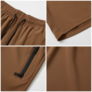 Men Gym Shorts with <b>Secure</b> Zipper Pockets Phone <b>Wallet</b> Keys Quick Dry Breathable Workout Shorts - Product Image 5