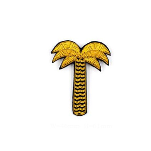 Handmade Luxury Fashion Brooch Custom Crown Heart Embroidery with Bullion Wire Beads Handcrafted <b>Pin</b> for Clothing Accessory - Product Image 4