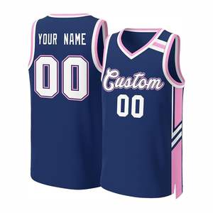 Maillot de basketball décontracté personnalisé par sublimation, débardeur respirant en maille, uniforme d'équipe athlétique, nom et numéro personnalisés, protection UPF - Product Image 1