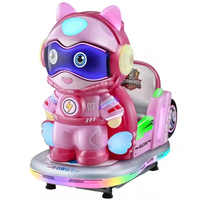Offre Spéciale : Manège Balançoire Astronaute – Machine d'Amusement Commerciale à Monnayeur en Plastique pour Enfants, Idéale pour Salles de Jeux et Centres Familiaux