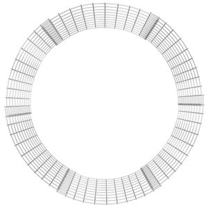 Compostiera da Giardino in Acciaio Zincato 100x100 cm con Aerazione - Product Image 3