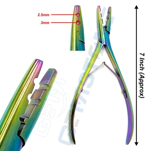 Kit Profesional de Herramientas para Extensiones de Cabello con Alicates de Microperlas, Herramienta de Bucle, Gancho de Extracción, Peine, Tijeras, Hilos y Perlas para Cabello - Product Image 5