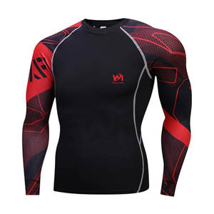 Conception de logo personnalisé, faible MOQ, combinaisons de compression pour hommes, nouvelle arrivée, prix raisonnable, combinaisons de compression pour le fitness - Product Image 3