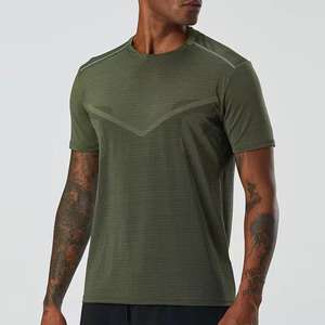 Camiseta Deportiva para Hombre, Talla Estadounidense, para Gimnasio, Personalizable al por Mayor, de Spandex/Poliéster, para Entrenamiento Regular, Ecológica - Product Image 5