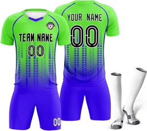 Vêtements de football, maillots et shorts personnalisés, vente en gros, respirant, séchage rapide, léger, tissu 100% polyester, prix d'usine - Product Image 1