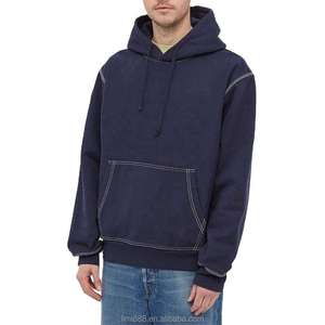 Custom Logo Fleece Hoodie Pullover Casual Streetwear for Men Apparel Bulk Supply Low MOQ - Product Image 6