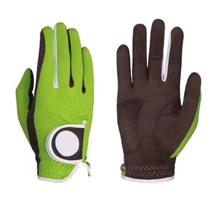 Guantes de Golf Blancos Hechos a Medida para Adultos, Profesionales, de Verano, Lavables, Transpirables, que Absorben la Humedad, de Cuero Genuino y Tela Suave - Product Image 1