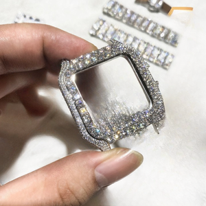 Diamond <b>Tester</b> Approved Moissanite Watch | VVS Luxury Iced Out Skeleton Wholesale - Product Image 1