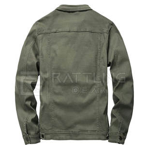 Chaqueta vaquera de estilo callejero para hombre superventas, transpirable, 100% algodón para invierno, hecha con material de alta calidad, talla adulta - Product Image 2