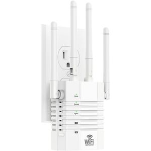 Ripetitore WiFi Dual Band, Amplificatore di Segnale Wireless per 13888 Piedi Quadrati, Copre Oltre 150 Dispositivi - Product Image 1