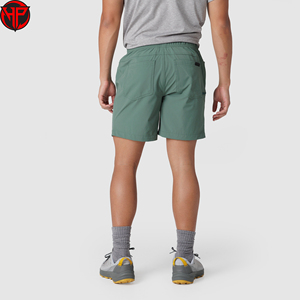 Shorts de randonnée pour hommes, imperméables, en nylon/spandex, respirants, séchage rapide, sportifs, avec poches zippées sécurisées, design flexible, couleur unie, pour l'extérieur - Product Image 6