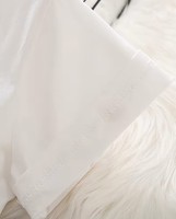 T-shirt décontracté à col rond et manches courtes pour femme, motif minimaliste personnalisé, coupe ample, 100 % coton jersey